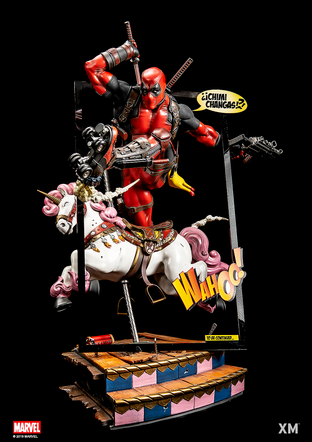 XM STUDIOS MARVEL DEADPOOL VERSION B 1/4 SCALE - Anotoys Collectibles
