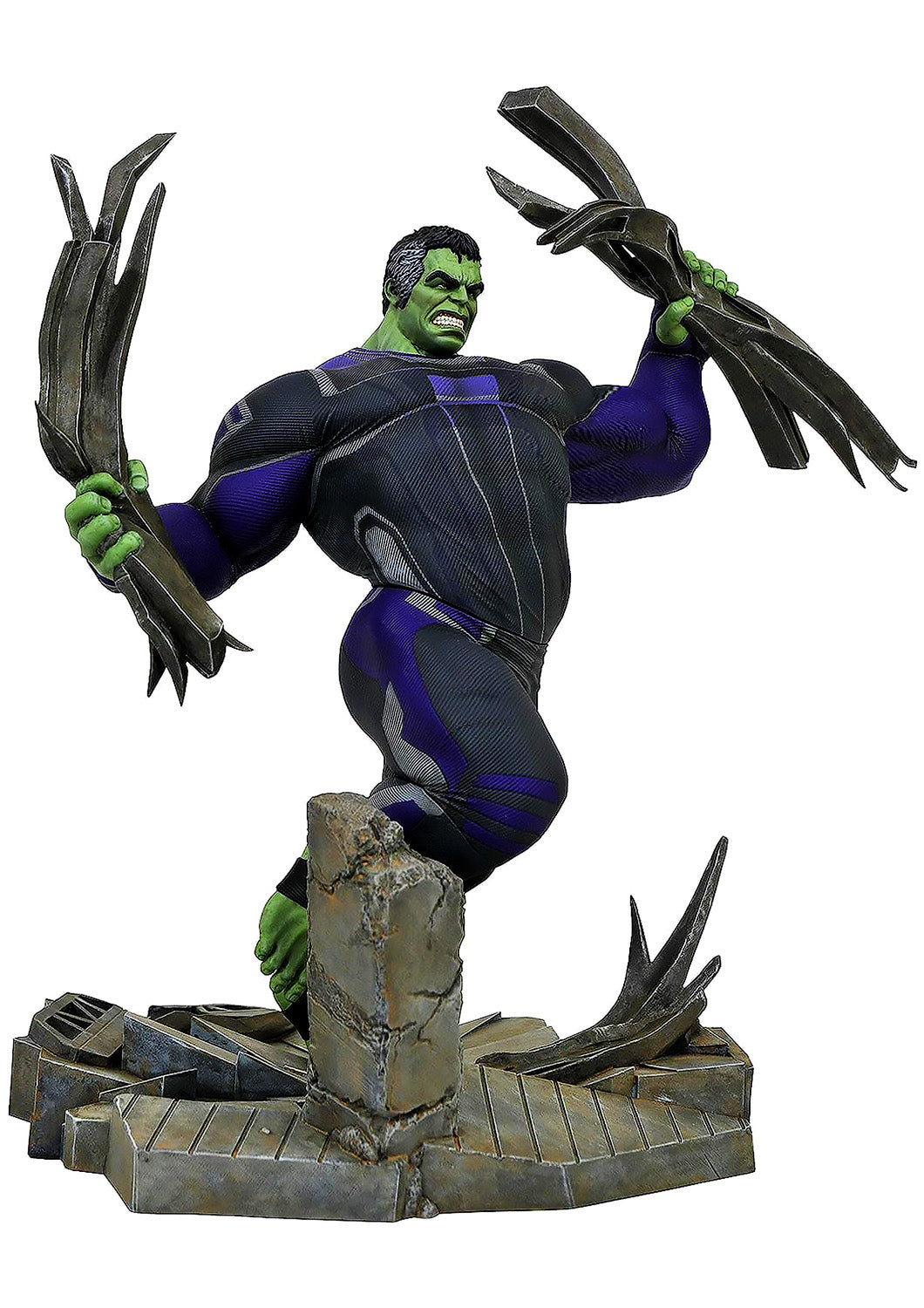 DIAMOND SELECT MARVEL GALLERY AVENGERS ENDGAME TRACKSUIT HULK DELUXE STATUE DC83308 - Anotoys Collectibles