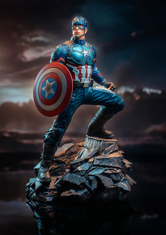 DIAMOND SELECT MARVEL PREMIER AVENGERS ENDGAME CAPTAIN AMERICA RESIN STATUE - DC83325 - Anotoys Collectibles