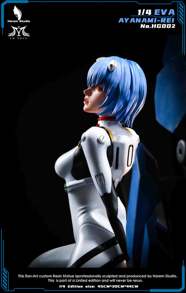 HAREM STUDIO NEON GENESIS EVANGELION AYANAMI REI STATUE 1/4 HG-002 - Anotoys Collectibles