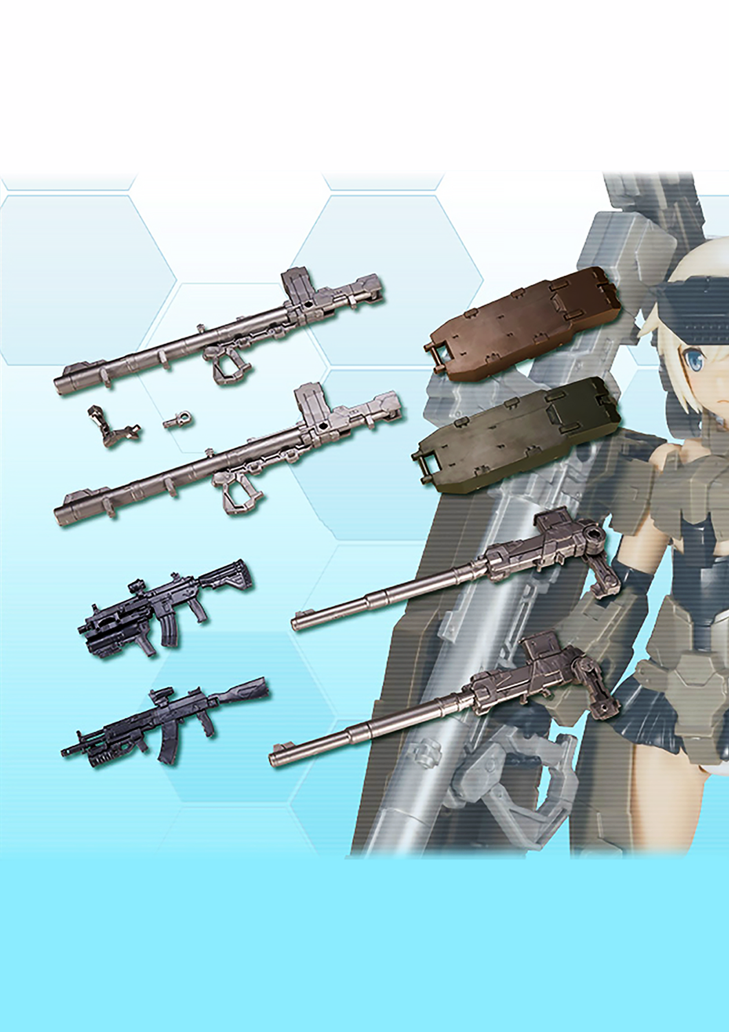 FAGIRL WEAPON SET1 SPECIAL COLOR - FG066 - Anotoys Collectibles