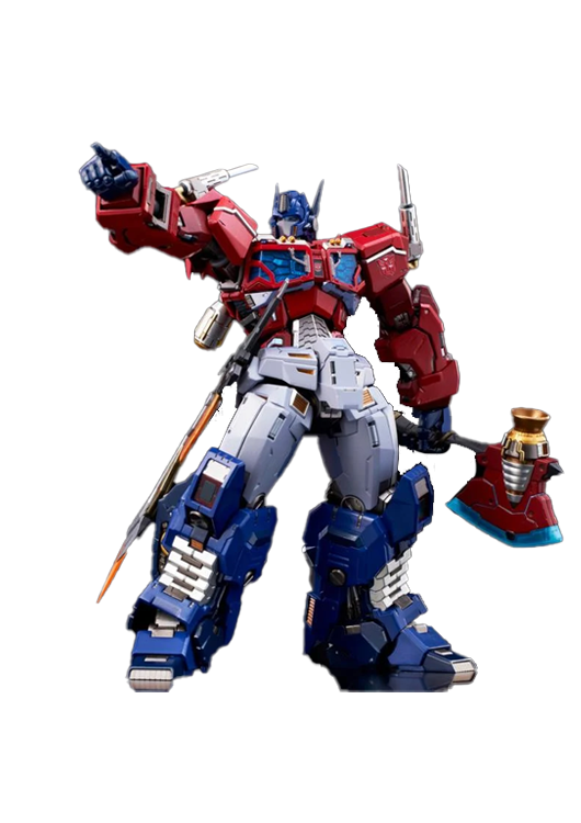FLAME TOYS KUROKARAKURI TRANSFORMERS OPTIMUS PRIME 04 WITH GIANT AXE EX VERSION - Anotoys Collectibles