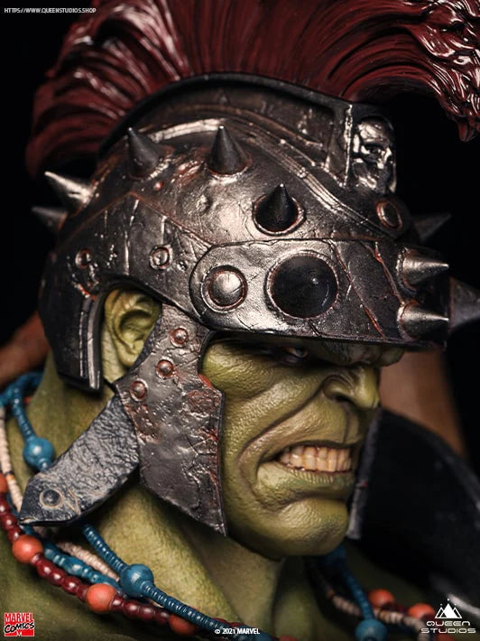 QUEEN STUDIOS MARVEL GREEN SCAR HULK STATUE 1/4 PREMIUM VERSION - Anotoys Collectibles
