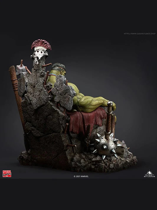 QUEEN STUDIOS MARVEL GREEN SCAR HULK STATUE 1/4 PREMIUM VERSION - Anotoys Collectibles
