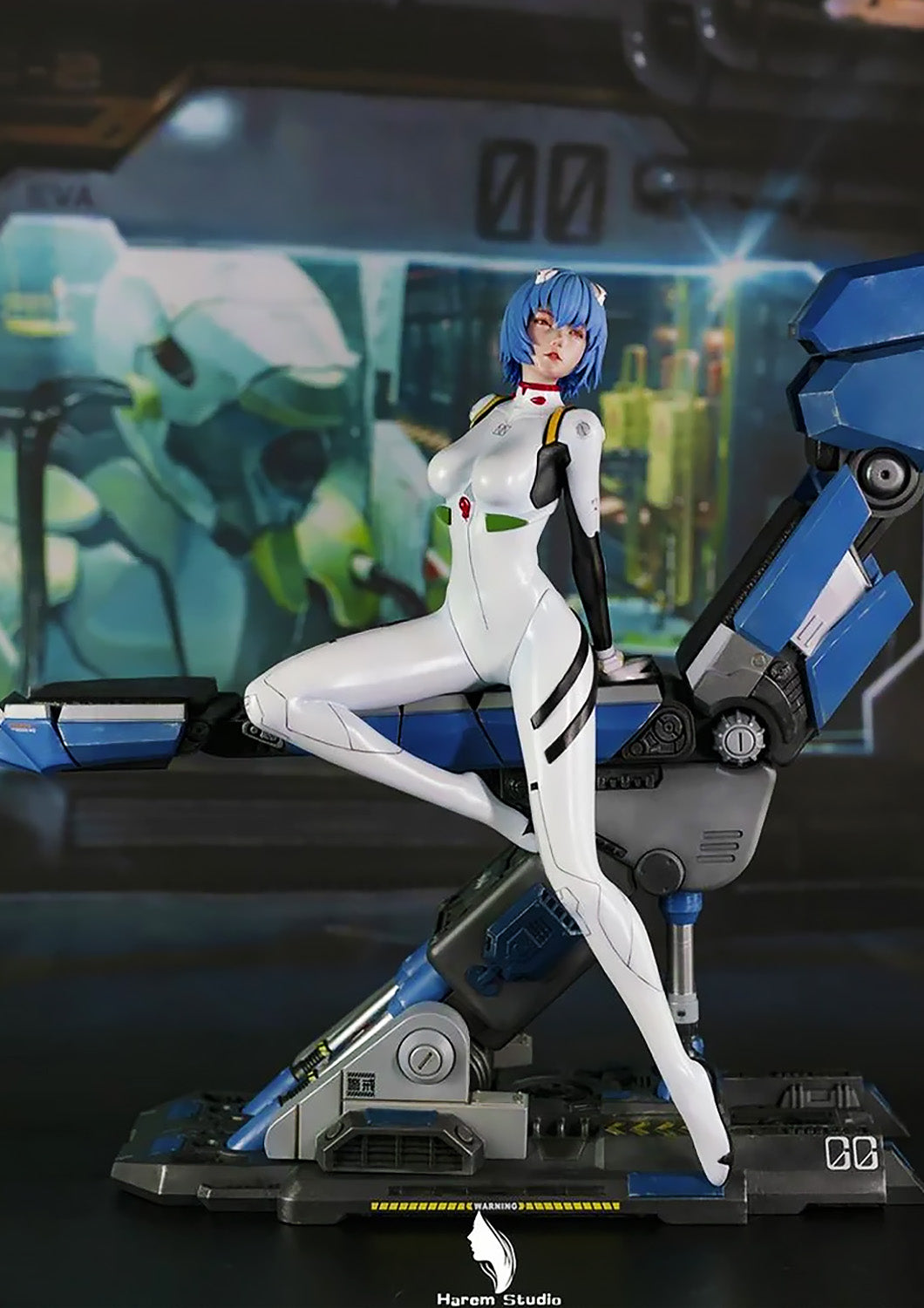 HAREM STUDIO NEON GENESIS EVANGELION AYANAMI REI STATUE 1/4 HG-002 - Anotoys Collectibles