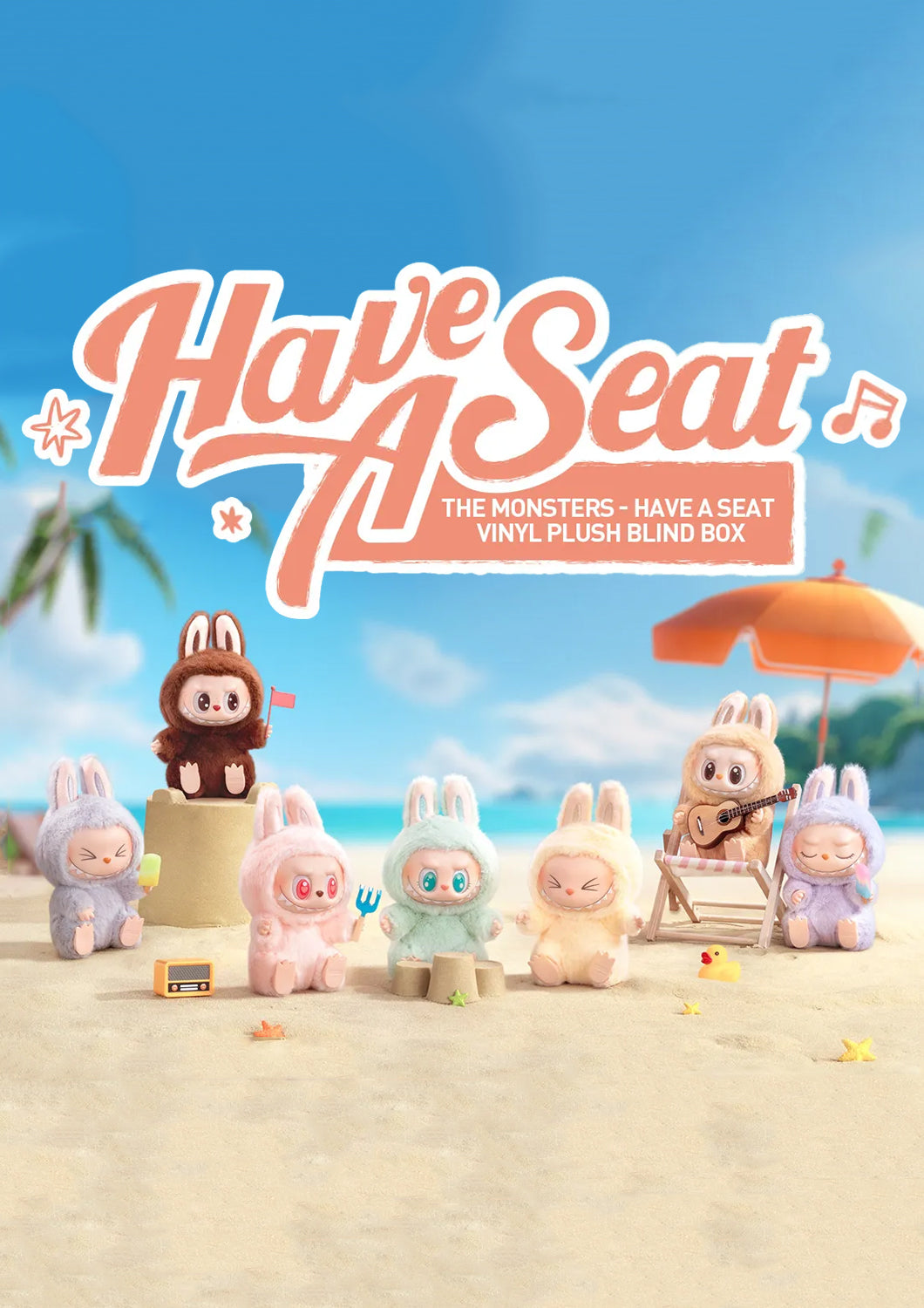 DADA - THE MONSTERS  HAVE A SEAT VINYL(BAG CHARM) - Anotoys Collectibles