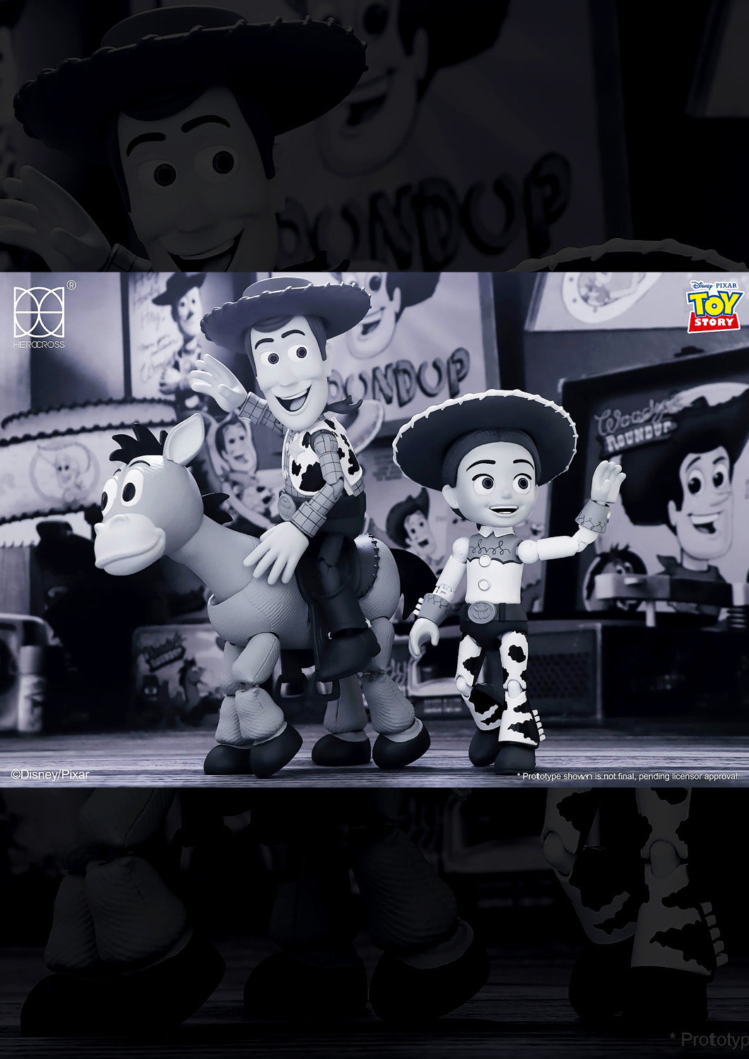 HEROCROSS TOY STORY WOODY & JESSIE & BULLSEYE SPECIAL BUNDLE HMF 311 - Anotoys Collectibles