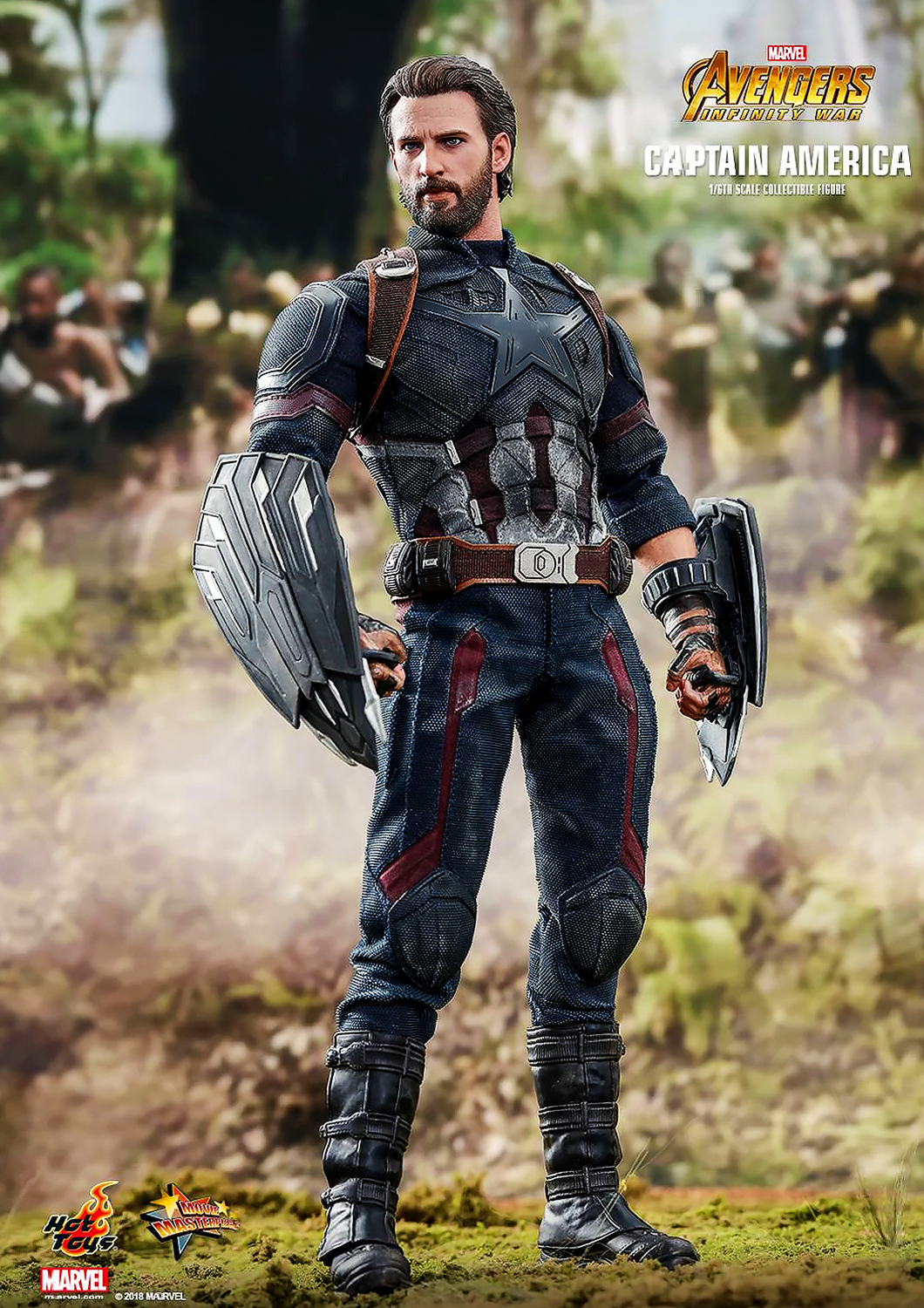HOT TOYS AVENGERS MARVEL : INFINITY WAR CAPTAIN AMERICA 1/6 MMS480 - Anotoys Collectibles