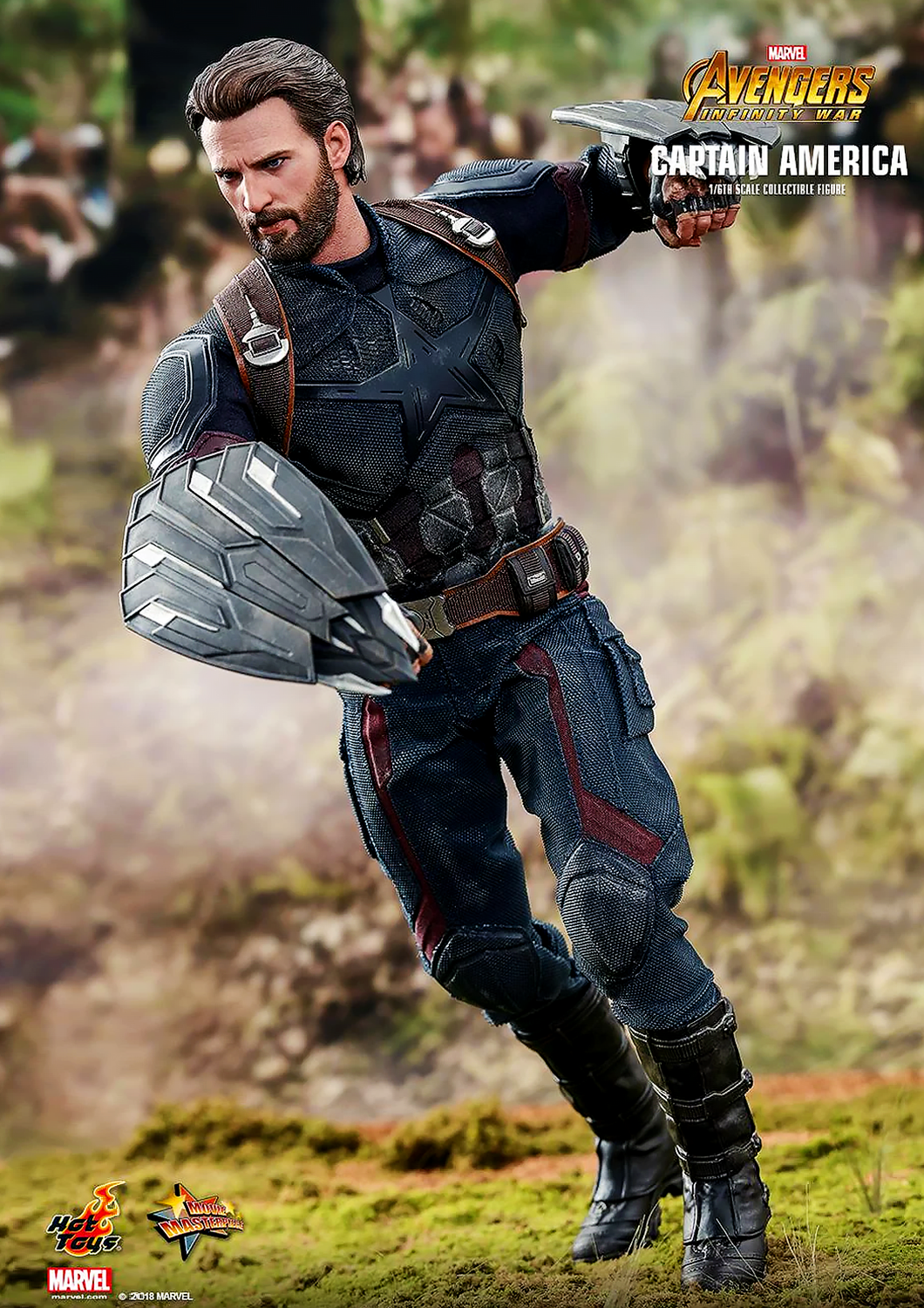HOT TOYS AVENGERS MARVEL : INFINITY WAR CAPTAIN AMERICA 1/6 MMS480 - Anotoys Collectibles
