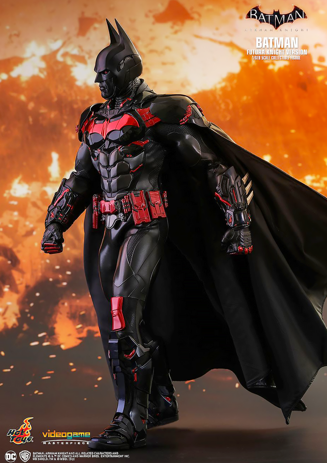 HOT TOYS DC BATMAN ARKHAM KNIGHT BATMAN FUTURA KNIGHT VERSION COLLECTIBLE FIGURE 1/6TH SCALE - VGM29 - Anotoys Collectibles