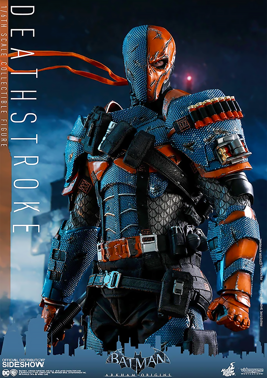 HOT TOYS DC BATMAN ARKHAM ORIGINS DEATHSTROKE COLLECTIBLE FIGURE 1/6 VGM30 - Anotoys Collectibles