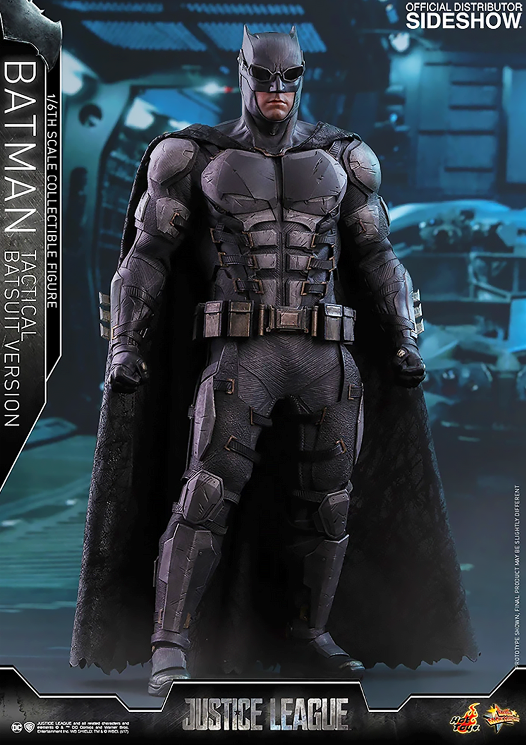 HOT TOYS DC JUSTICE LEAGUE BATMAN TACTICAL BATSUIT VERSION 1/6 MMS432 - Anotoys Collectibles