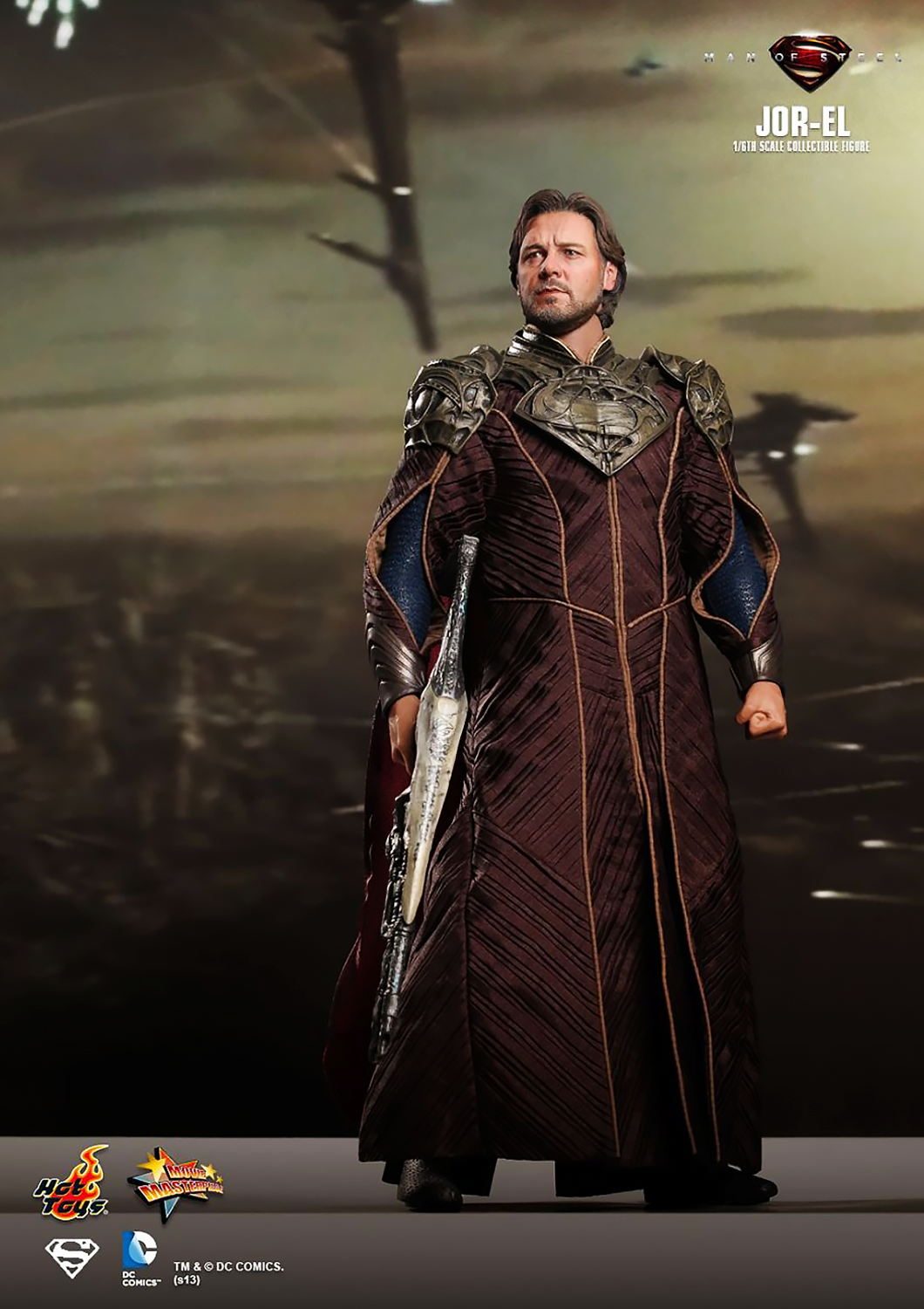 HOT TOYS DC SUPERMAN: MAN OF STEEL - JOR-EL 1/6 MMS201 - Anotoys Collectibles