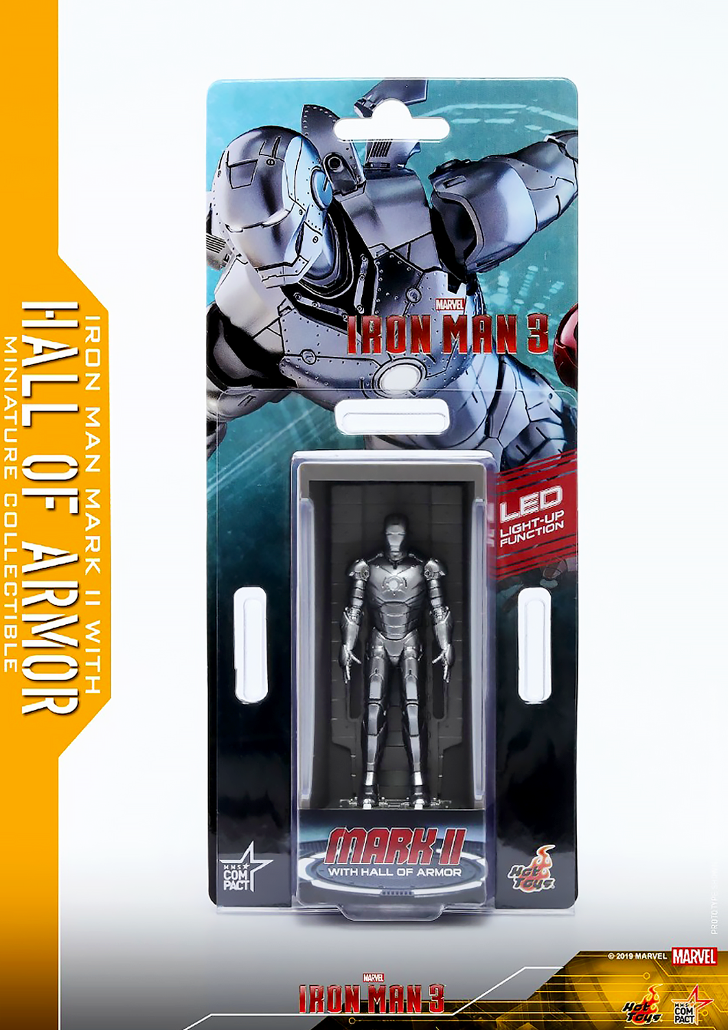 HOT TOYS IRON MAN MARK II - MARK 2 WITH HALL OF ARMOR MINIATURE COLLECTIBLE MMSC006 - Anotoys Collectibles