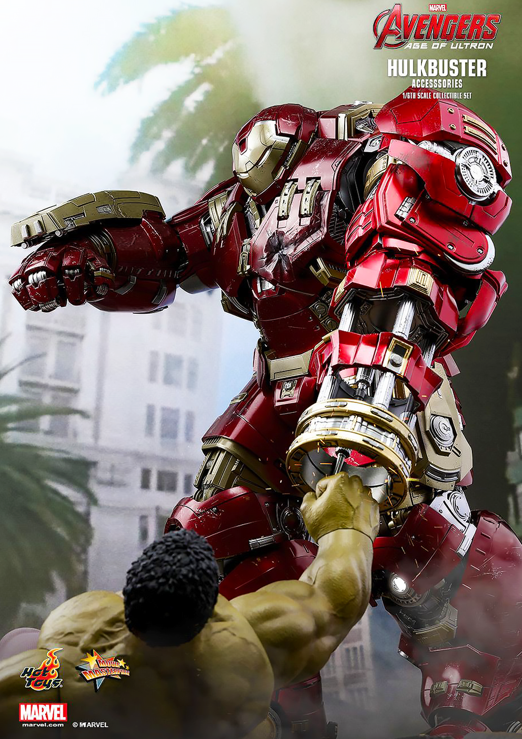 HOT TOYS MARVEL AVENGERS AGE OF ULTRON HULKBUSTER ACCESSORIES COLLECTIBLE SET 1/6TH SCALE- ACS006 - Anotoys Collectibles