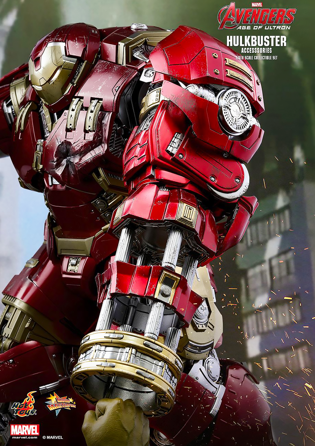HOT TOYS MARVEL AVENGERS AGE OF ULTRON HULKBUSTER ACCESSORIES COLLECTIBLE SET 1/6TH SCALE- ACS006 - Anotoys Collectibles
