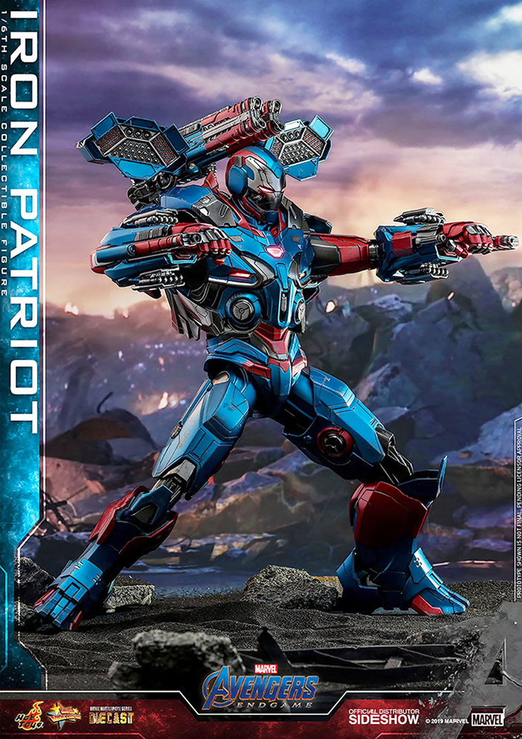 HOT TOYS MARVEL AVENGERS: ENDGAME IRON PATRIOT - MMS547D34 - Anotoys Collectibles