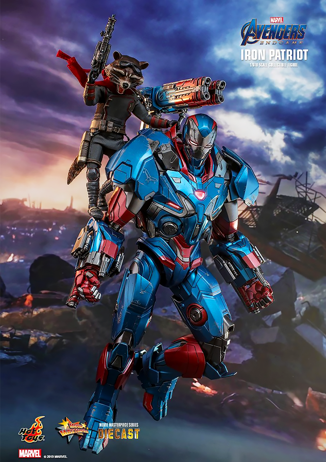 HOT TOYS MARVEL AVENGERS: ENDGAME IRON PATRIOT - MMS547D34 - Anotoys Collectibles