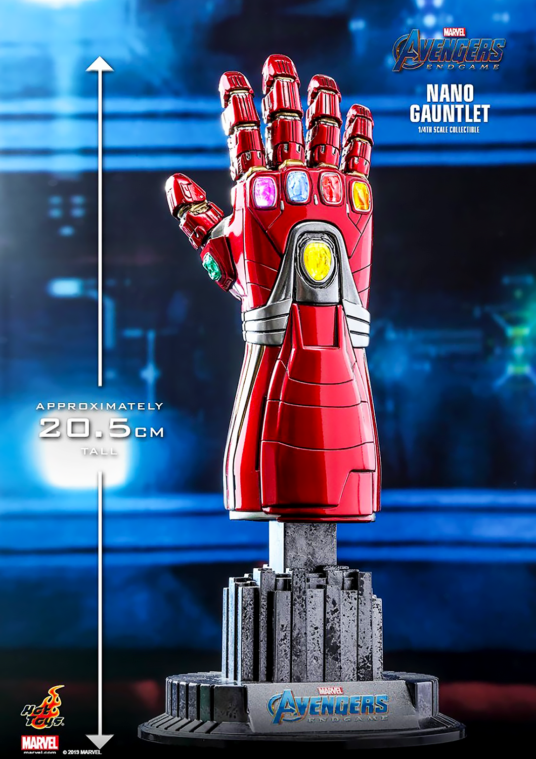 HOT TOYS MARVEL AVENGERS: ENDGAME NANO GAUNTLET 1/4 ACS010 - Anotoys Collectibles