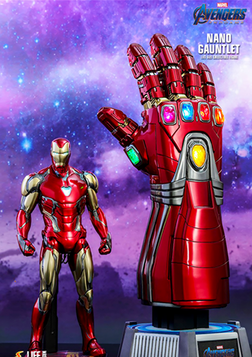 HOT TOYS MARVEL AVENGERS ENDGAME NANO GAUNTLET LIFE-SIZE COLLECTIBLE 1/1 SCALE - LMS007 - Anotoys Collectibles