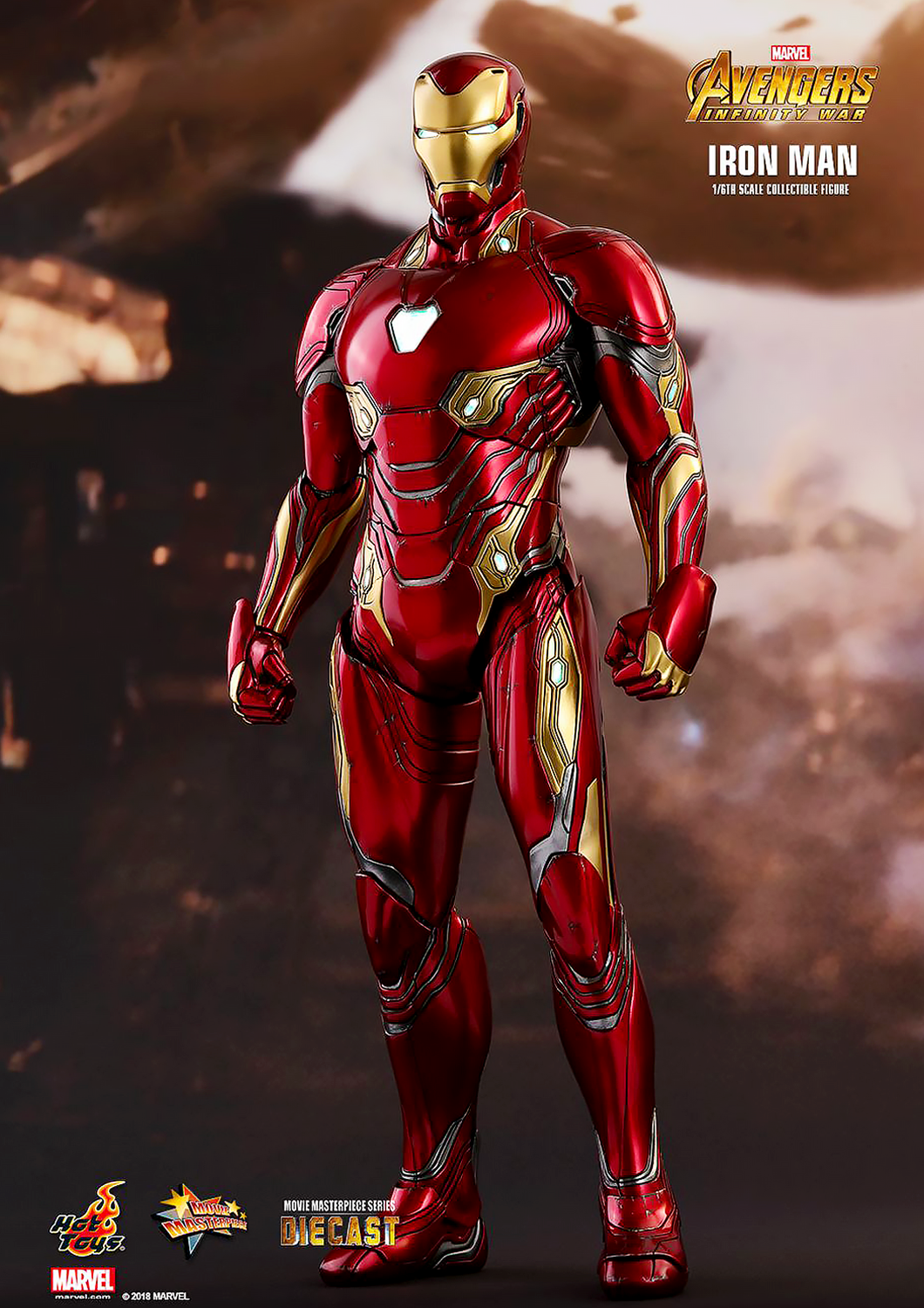 HOT TOYS MARVEL AVENGERS INFINITY WAR IRON MAN MARK L - MARK 50 1/6 MMS473-D23 - Anotoys Collectibles