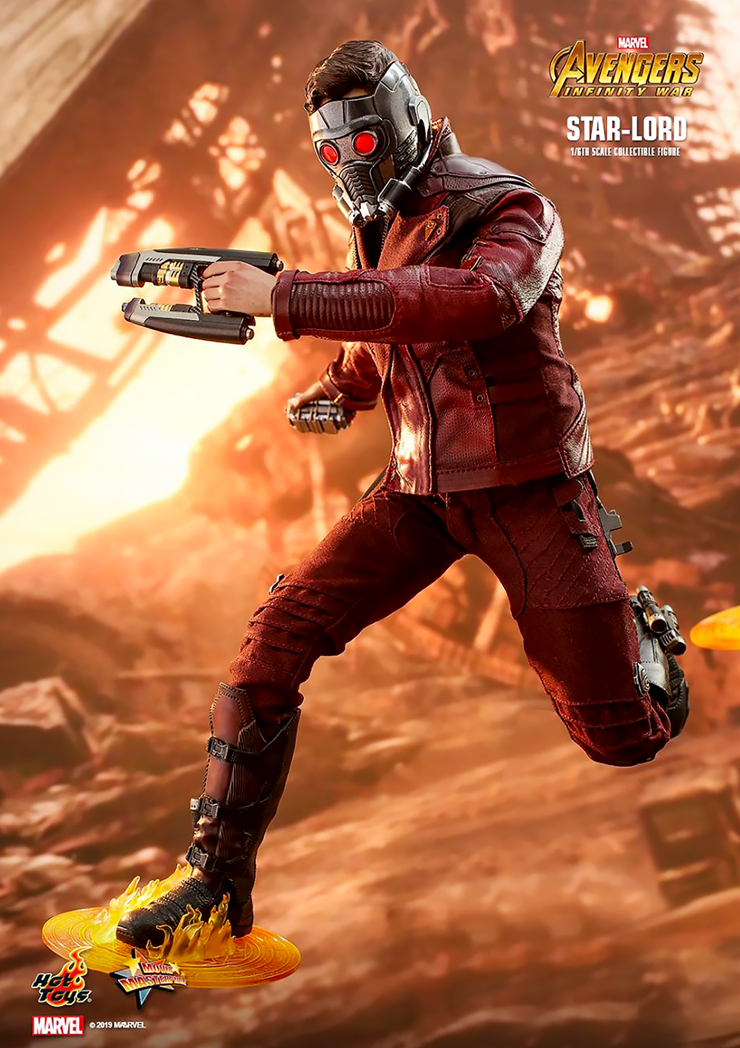 HOT TOYS MARVEL AVENGERS INFINITY WAR STAR-LORD COLLECTIBLE FIGURE 1/6TH SCALE - MMS539 - Anotoys Collectibles