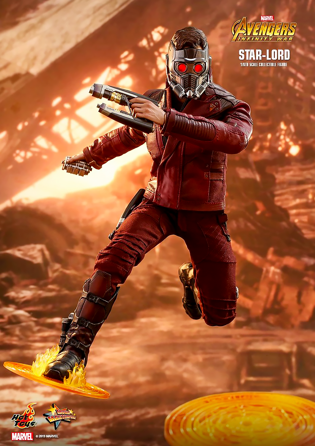 HOT TOYS MARVEL AVENGERS INFINITY WAR STAR-LORD COLLECTIBLE FIGURE 1/6TH SCALE - MMS539 - Anotoys Collectibles