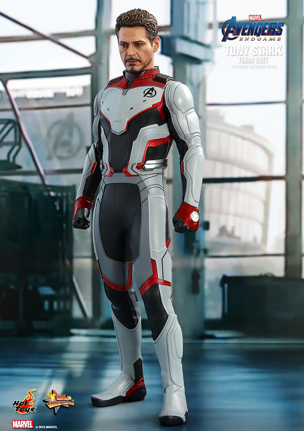 HOT TOYS MARVEL AVENGERS MARVEL : ENDGAME TONY STARK (TEAM SUIT) 1/6TH SCALE COLLECTIBLE FIGURE - MMS537 - Anotoys Collectibles