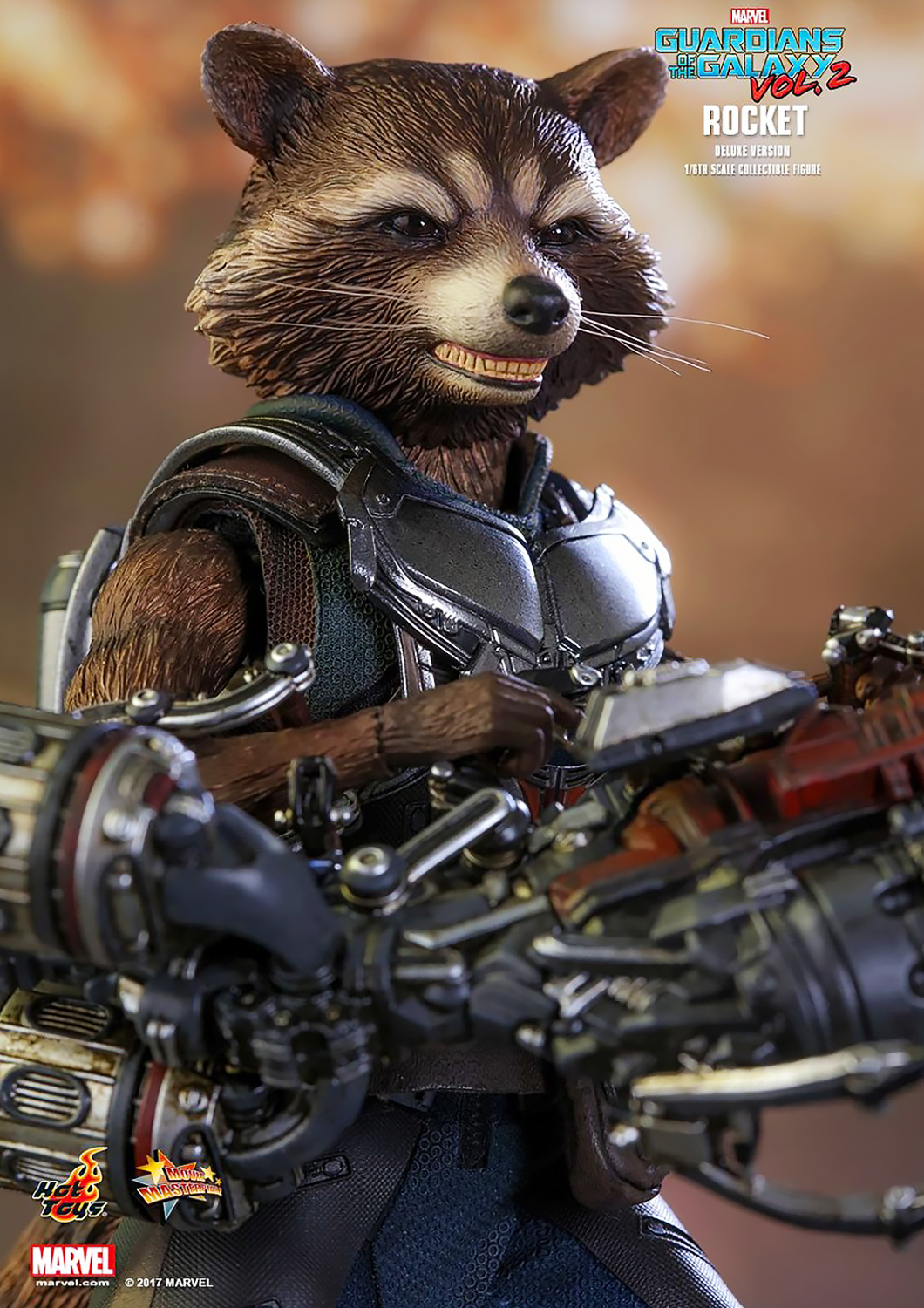 HOT TOYS MARVEL GUARDIANS OF THE GALAXY VOL. 2 - ROCKET (DELUXE VERSION) MMS411 - Anotoys Collectibles