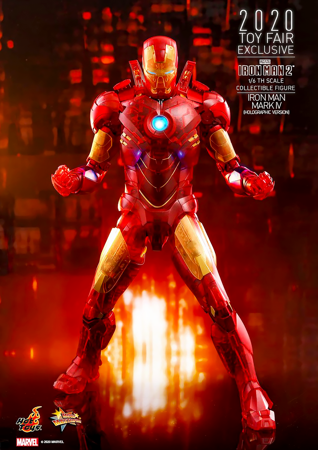 IRON MAN 2 MARK IV HOLOGRAPHIC VERSION 1/6TH SCALE COLLECTIBLE