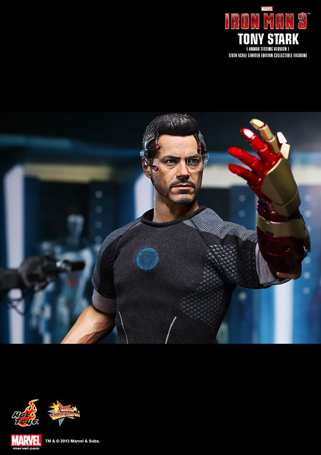 HOT TOYS MARVEL IRON MAN 3 : TONY STARK ARMOR TESTING VERSION - MMS191 - Anotoys Collectibles