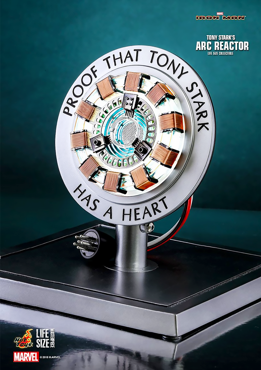 HOT TOYS MARVEL IRON MAN TONY STARK'S ARC REACTOR - LMS012 - Anotoys Collectibles