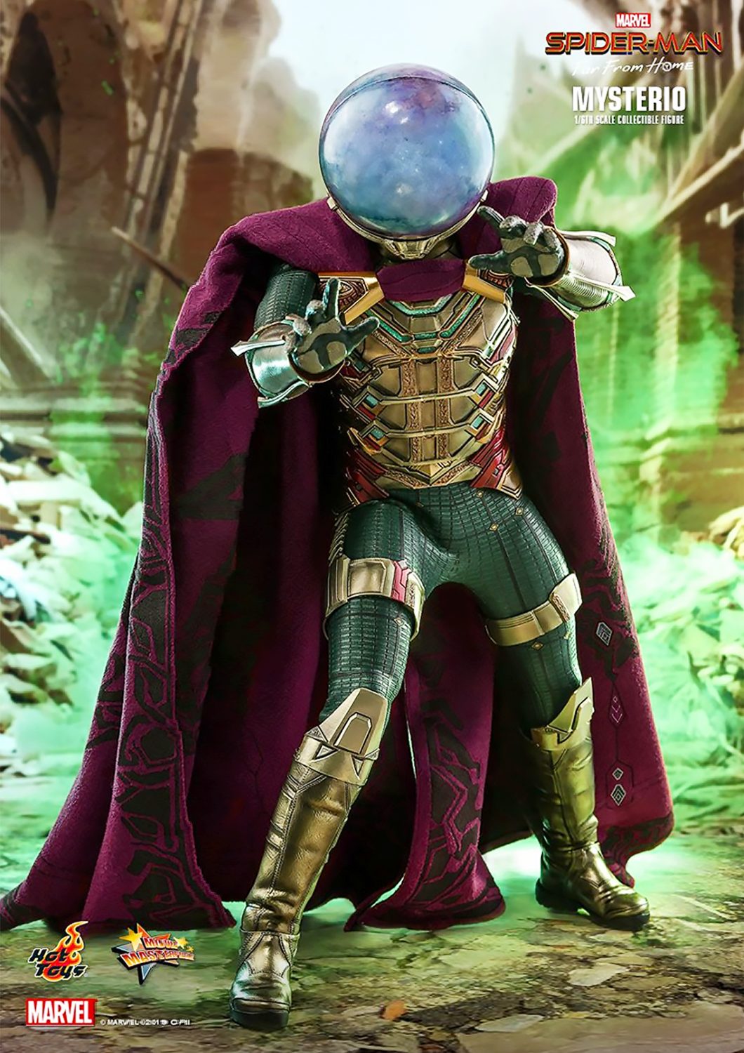 HOT TOYS MARVEL SPIDER-MAN: FAR FROM HOME MYSTERIO 1/6 MMS556 - Anotoys Collectibles