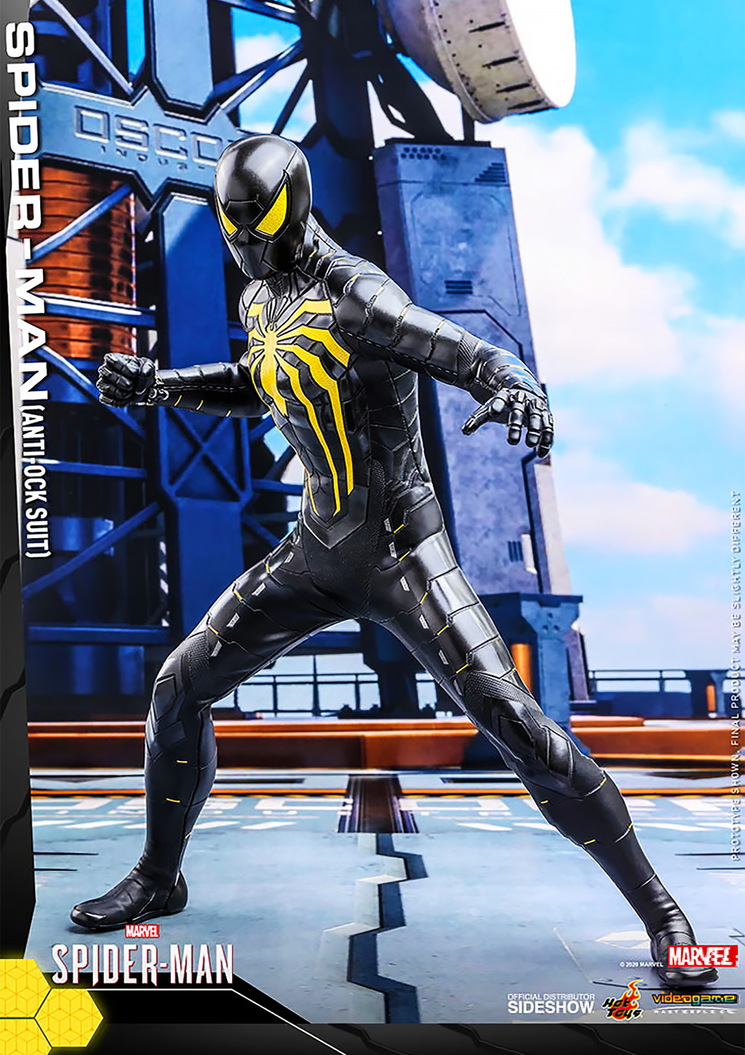 HOT TOYS MARVEL SPIDER-MAN SPIDER-MAN (ANTI-OCK SUIT) 1/6 VGM44 - Anotoys Collectibles