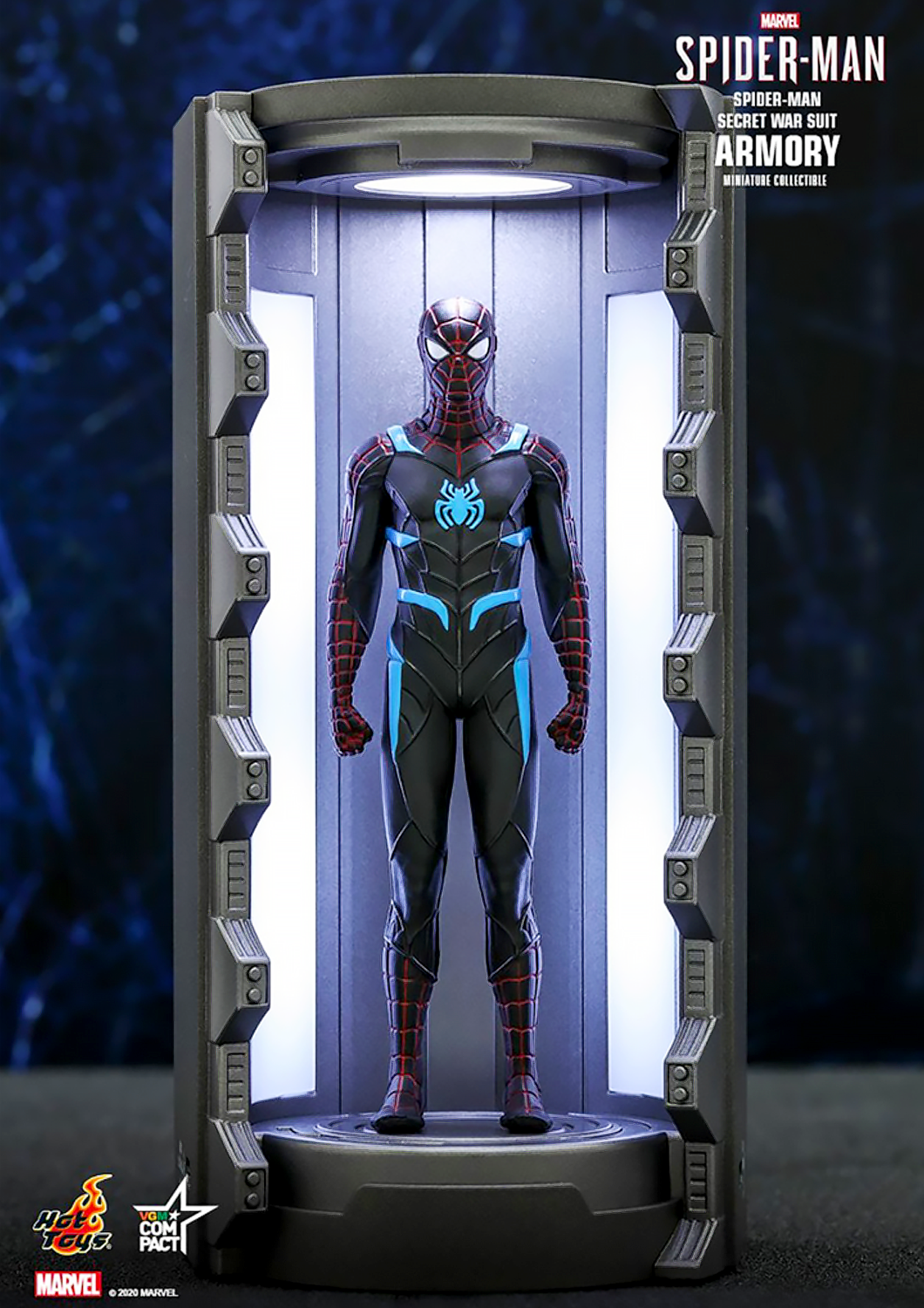 HOT TOYS MARVEL SPIDERMAN SECRET WAR SUIT ARMORY MINIATURE COLLECTIBLE 1/12 VGMC016 - Anotoys Collectibles