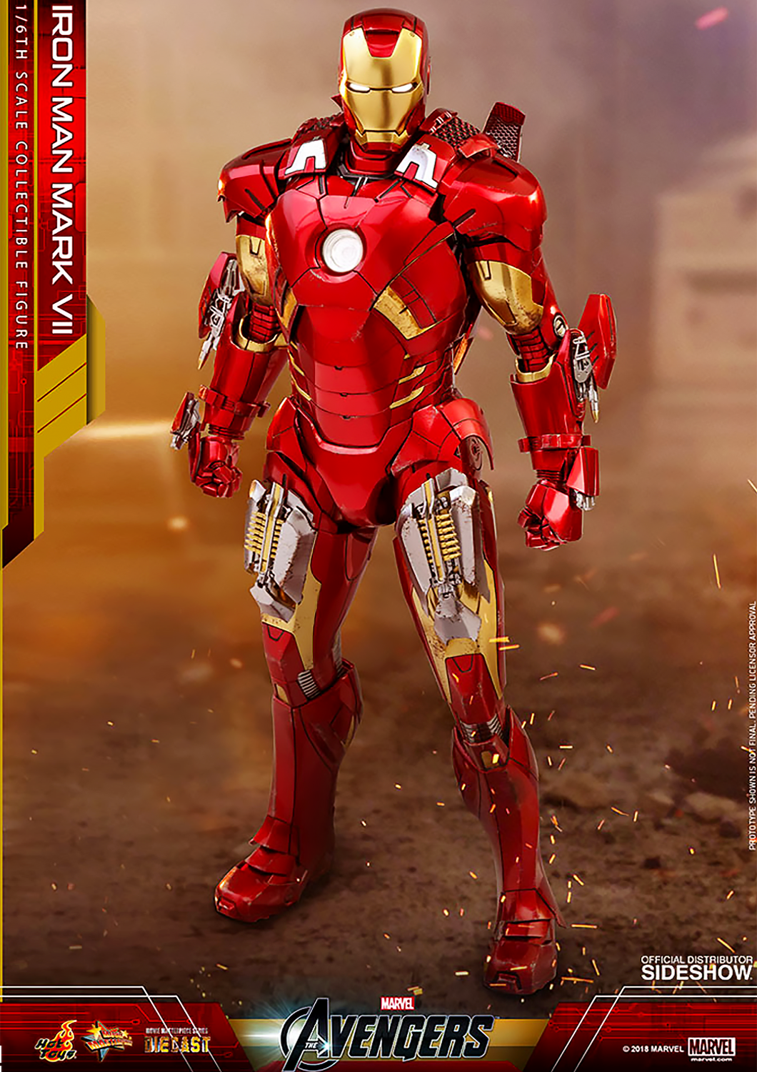 THE AVENGERS IRON MAN COLLECTIBLE FIGURE MARK VII MARK 7 SPECIAL