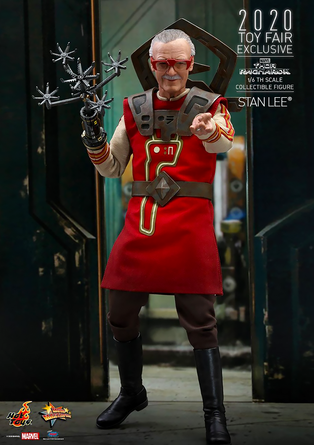 HOT TOYS MARVEL THOR RAGNAROK STAN LEE 1/6 MMS570 - Anotoys Collectibles
