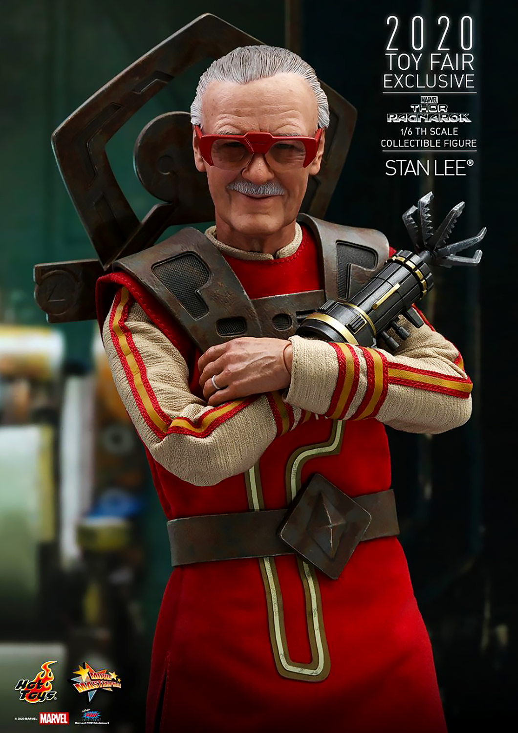 HOT TOYS MARVEL THOR RAGNAROK STAN LEE 1/6 MMS570 - Anotoys Collectibles