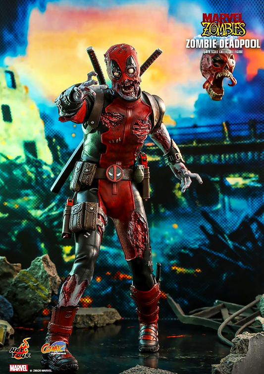 HOT TOYS MARVEL ZOMBIES 1/6TH SCALE ZOMBIE DEADPOOL - CMS06 - Anotoys Collectibles