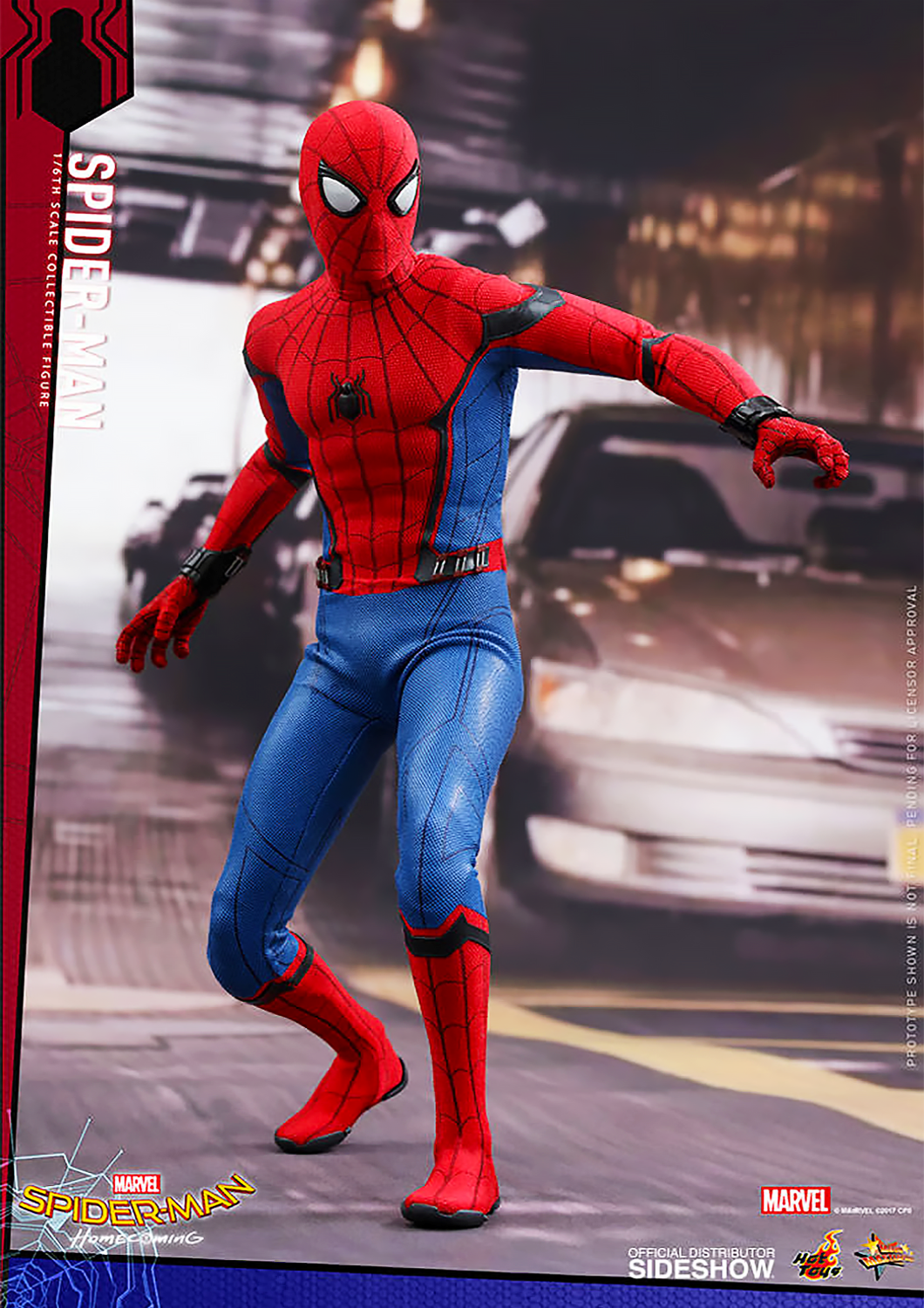 HOT TOYS SPIDERMAN HOMECOMING SPIDERMAN REGULAR VERSION