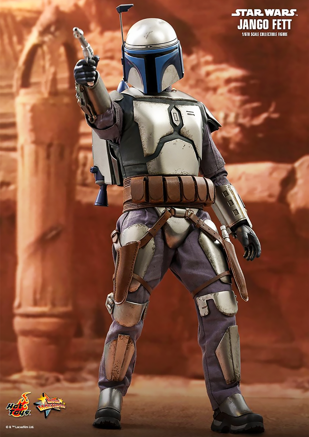 STAR WARS EPISODE II ATTACK OF THE CLONES JANGO FETT 1 6 MMS589