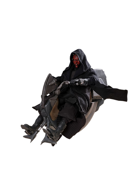 HOT TOYS STAR WARS EPISODE I: THE PHANTOM MENACE DARTH MAUL WITH SITH SPEEDER SE (SPECIAL EDITION) DX17 - Anotoys Collectibles