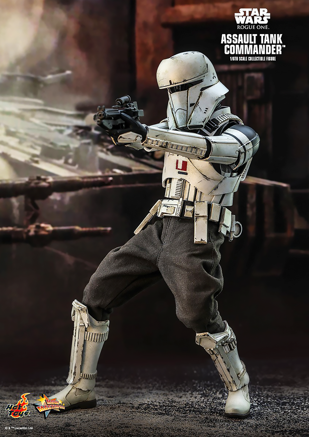 HOT TOYS STAR WARS: ROGUE ONE ASSAULT TANK COMMANDER COLLECTIBLE FIGURE 1/6 MMS587 - Anotoys Collectibles