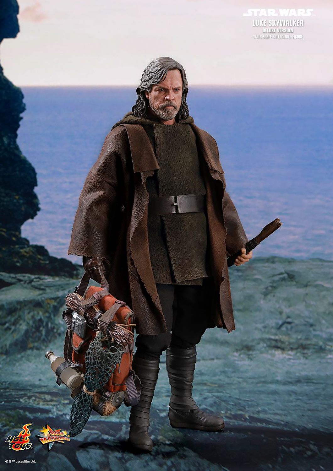 HOT TOYS STAR WARS THE LAST JEDI LUKE SKYWALKER (DELUXE VERSION) COLLECTIBLE FIGURE 1/6 - MMS458 - Anotoys Collectibles