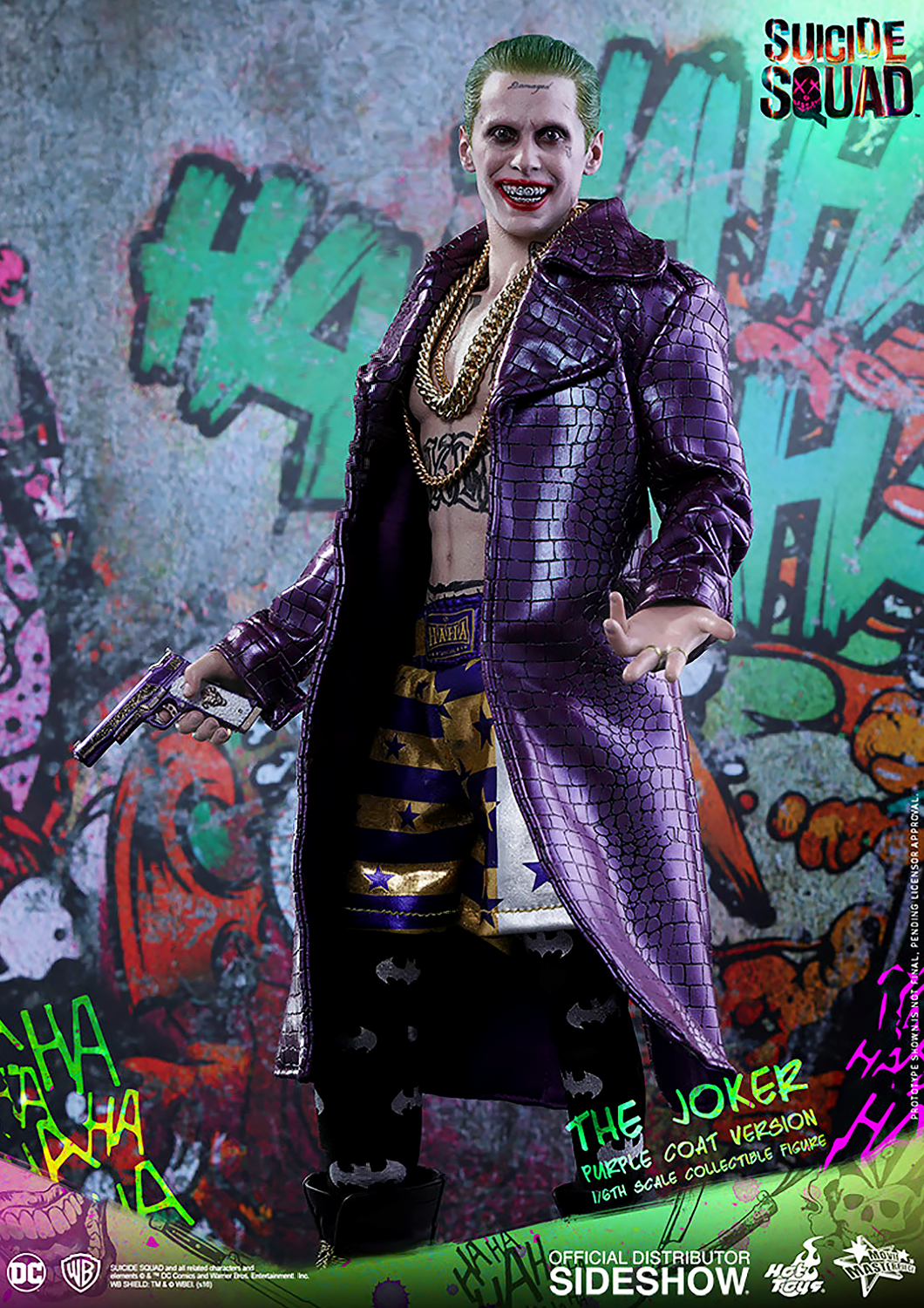HOT TOYS SUICIDE SQUAD THE JOKER PURPLE COAT SPECIAL EDITION 1/6 SCALE - MMS382E - Anotoys Collectibles