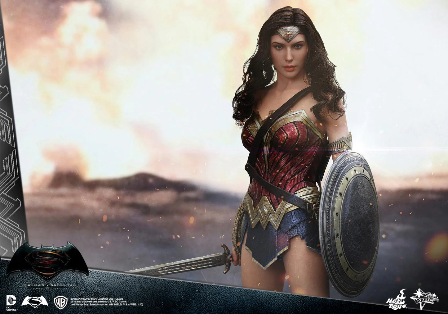 HOT TOYS DC BATMAN VS SUPERMAN DAWN OF JUSTICE WONDER WOMAN 1/6 SCALE MMS359 - Anotoys Collectibles