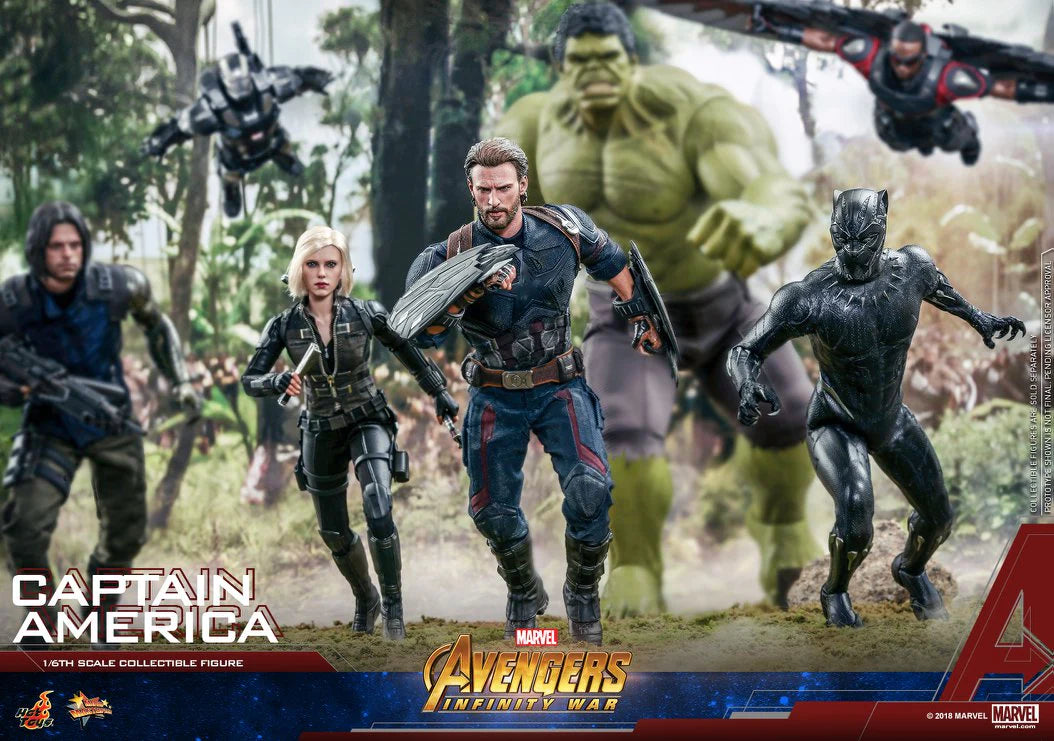 HOT TOYS AVENGERS MARVEL : INFINITY WAR CAPTAIN AMERICA 1/6 MMS480 - Anotoys Collectibles