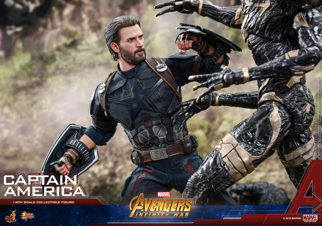 HOT TOYS AVENGERS MARVEL : INFINITY WAR CAPTAIN AMERICA 1/6 MMS480 - Anotoys Collectibles