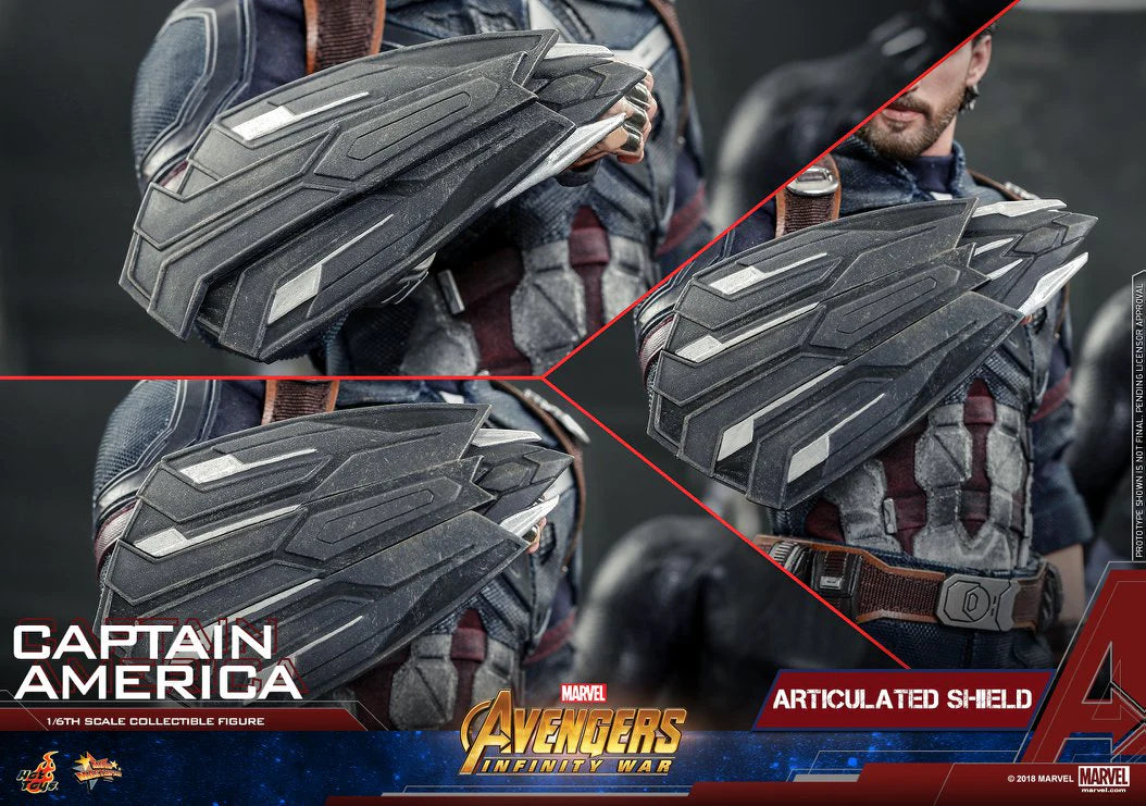 HOT TOYS AVENGERS MARVEL : INFINITY WAR CAPTAIN AMERICA 1/6 MMS480 - Anotoys Collectibles