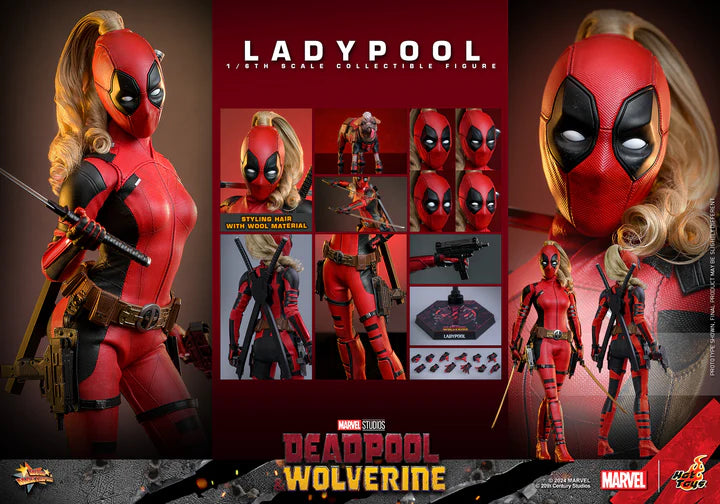 HOT TOYS MARVEL's DEADPOOL AND WOLVERINE - 1/6TH SCALE LADYPOOL COLLECTIBLE FIGURE - MMS747 - Anotoys Collectibles